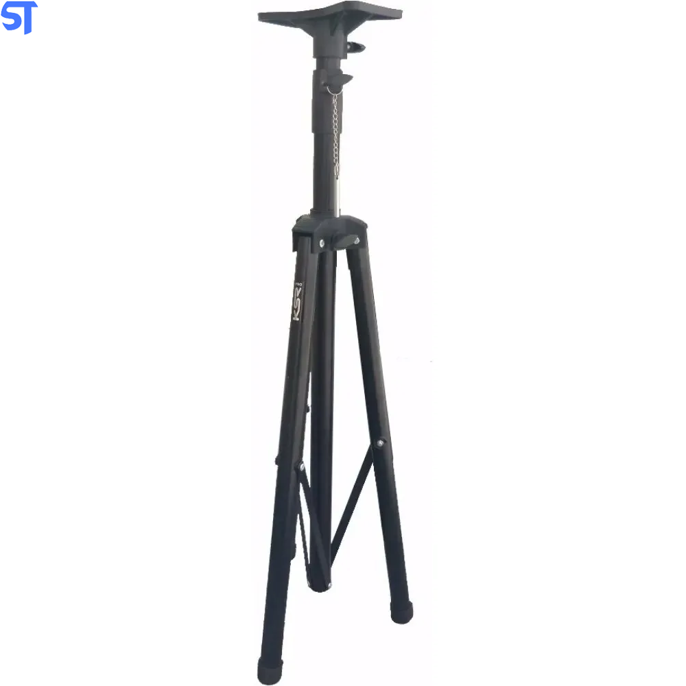 Tripé Para Caixa de Som Ativa Ksr Pro Pedestal suporte com 5 Regulagem SPS-502B (B)