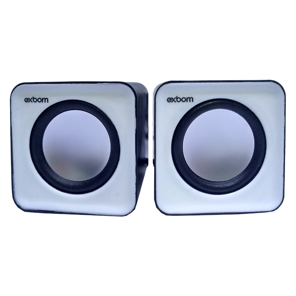 Caixa de Som USB 2.0 5W Para Pc e Notebook Exbom CS32