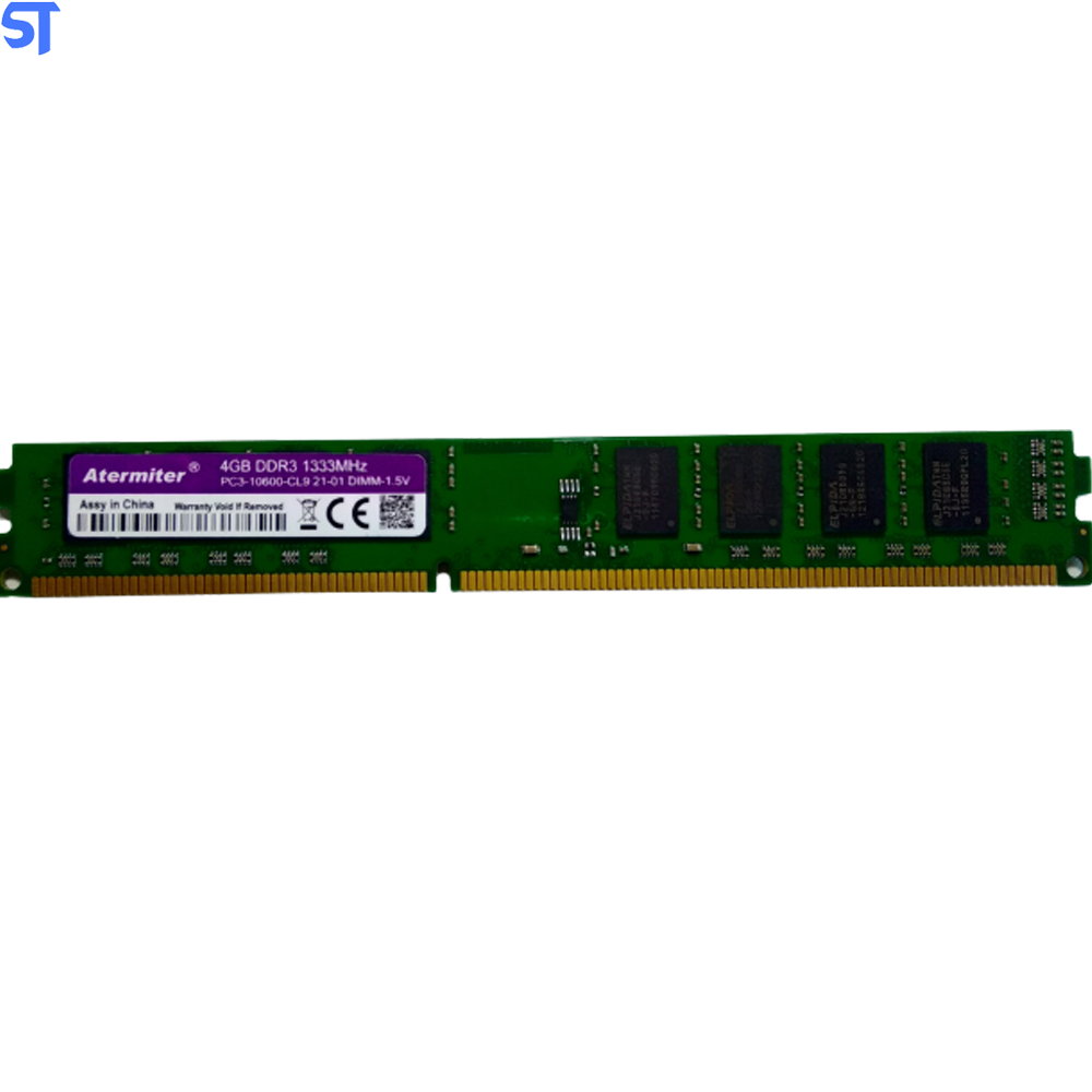 Memoria Ram Desktop DDR3 4GB 1333MHz Atermiter - PC3 10600-CL9 21-01