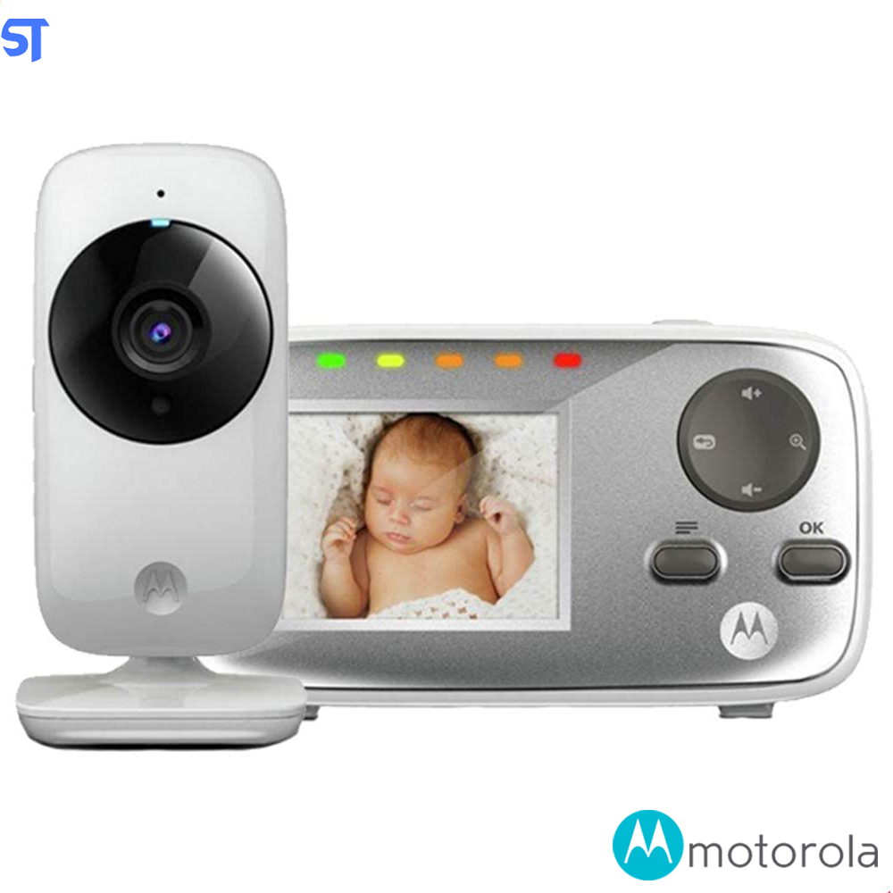 Babá Eletrônica Digital com Câmera  2.4" MBP 482, Branco - Motorola - Bivolt