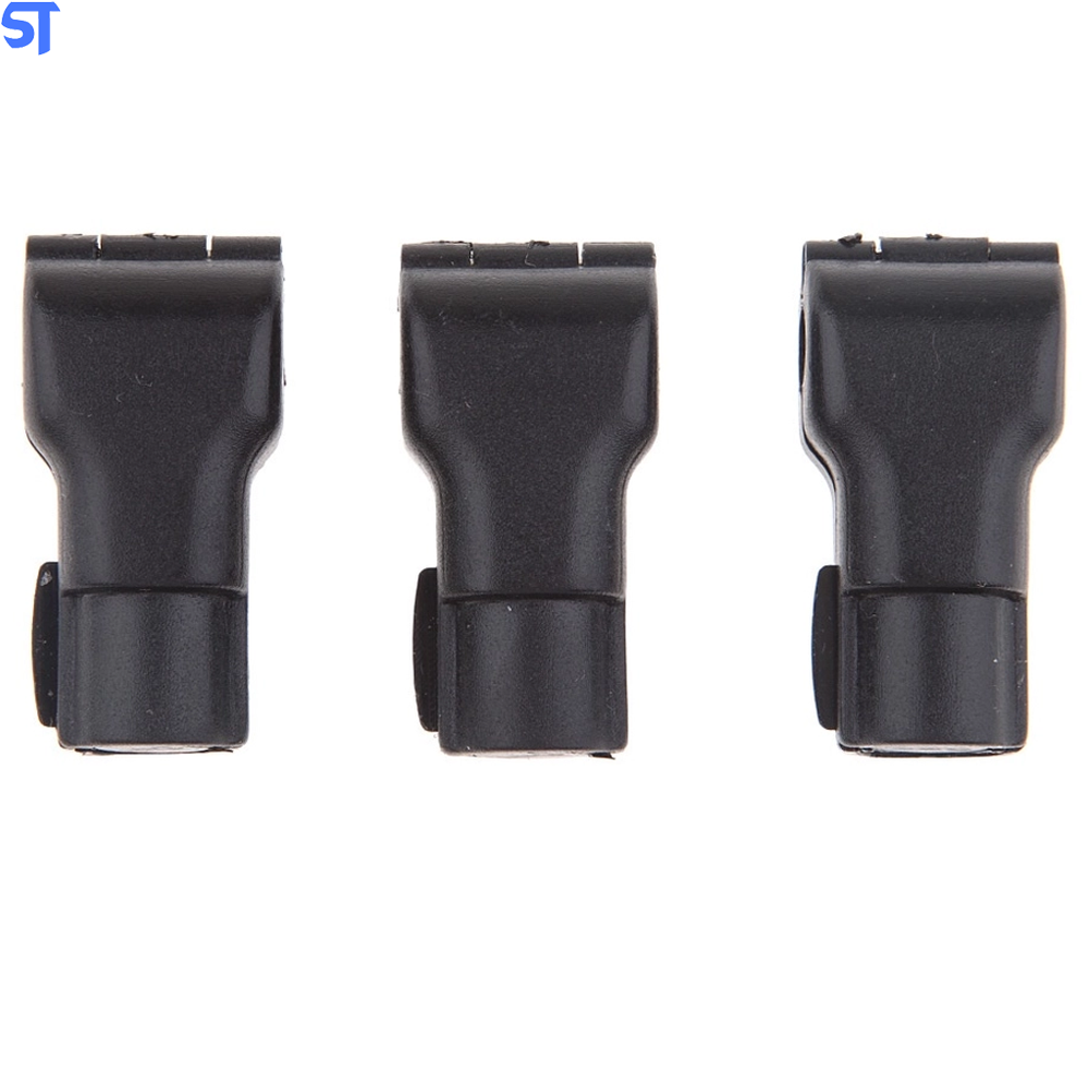 Pacote Com 100 Trava de Segurança Com Bloqueio Magnético Com Chave Anti Roubo Gancho Para Loja- Preto