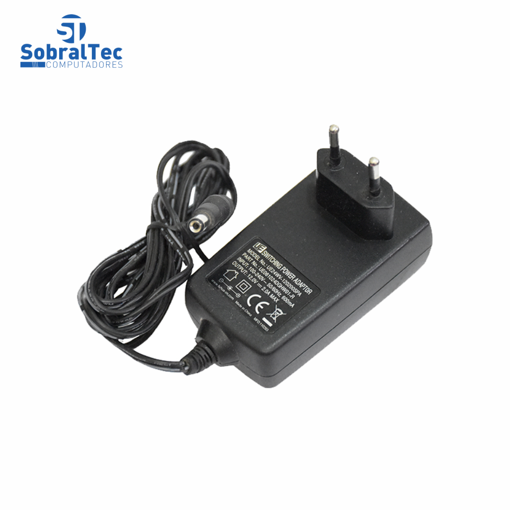 Fonte De Alimentação 12V 2,0A Modelo UE24WV-120200SPA