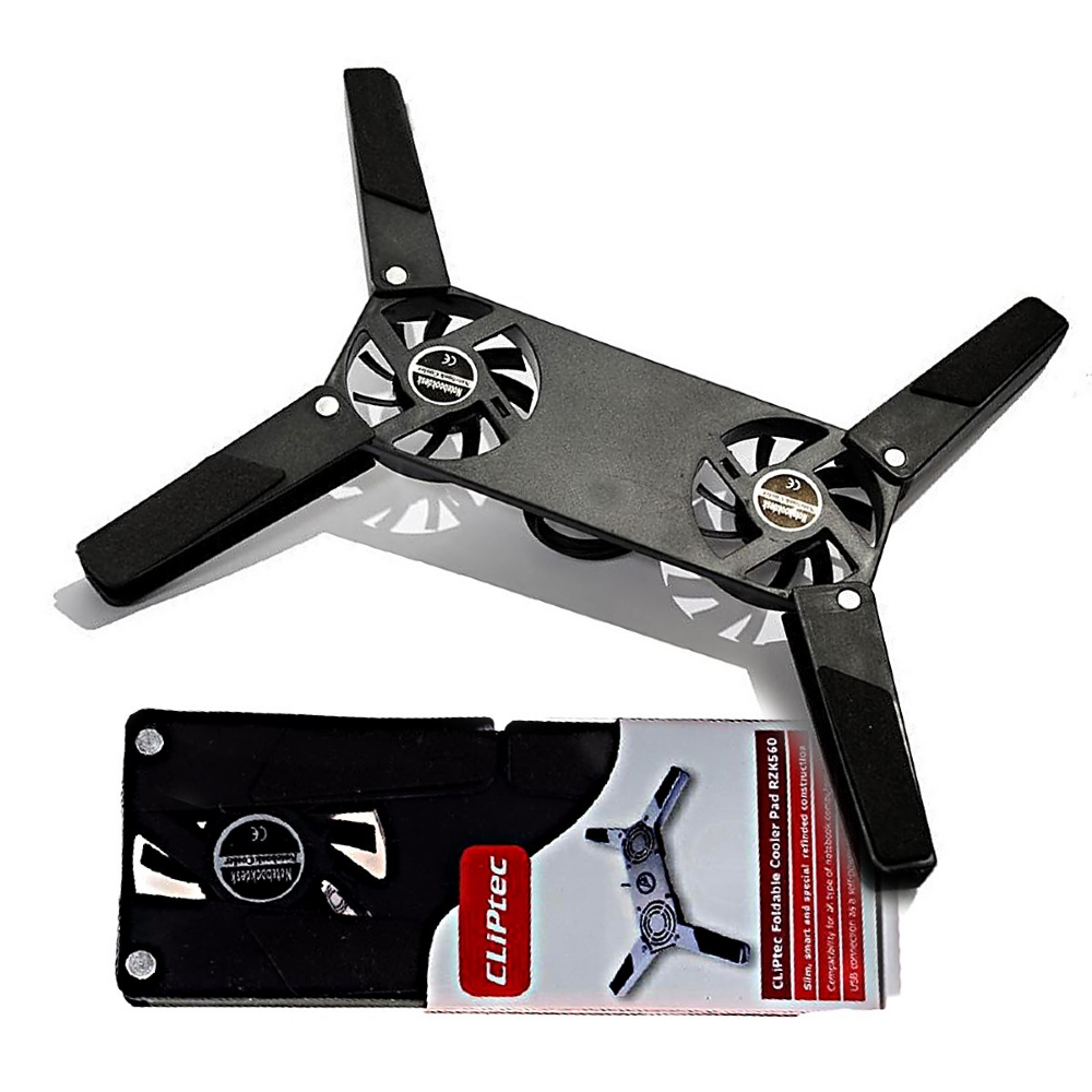Cooler Para Notebook Cliptec Foldable Cooler Pad RZK560