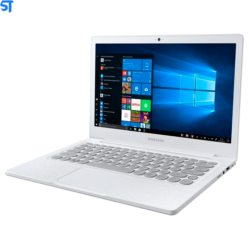 Notebook Samsung Flash F30 NP530AD2 Intel Celeron 4GB 128GB SSD Tela Full HD LED 13.3