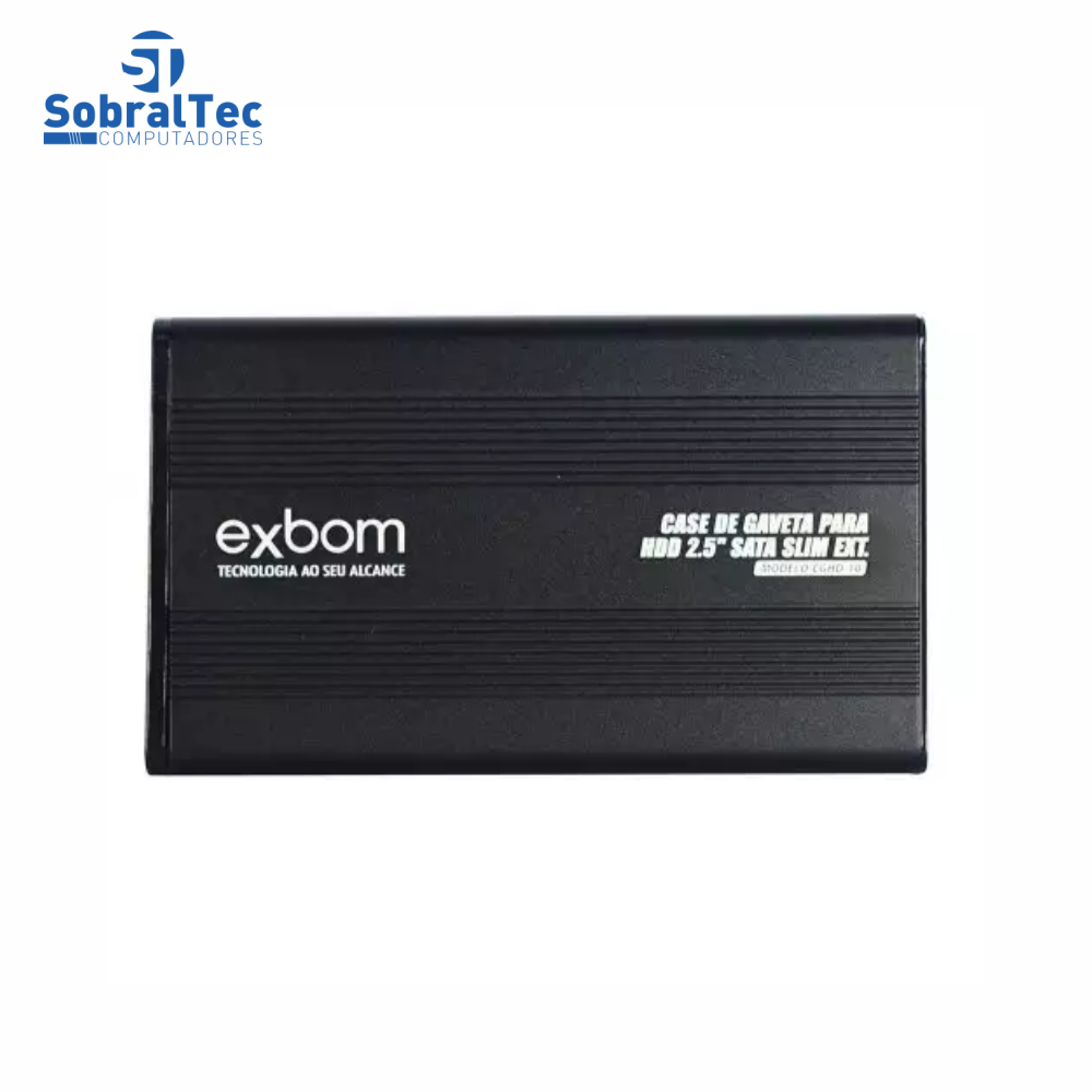 Case Para HD De Notebook Usb 2.0 Sata 2.5 CGHD-10 Exbom