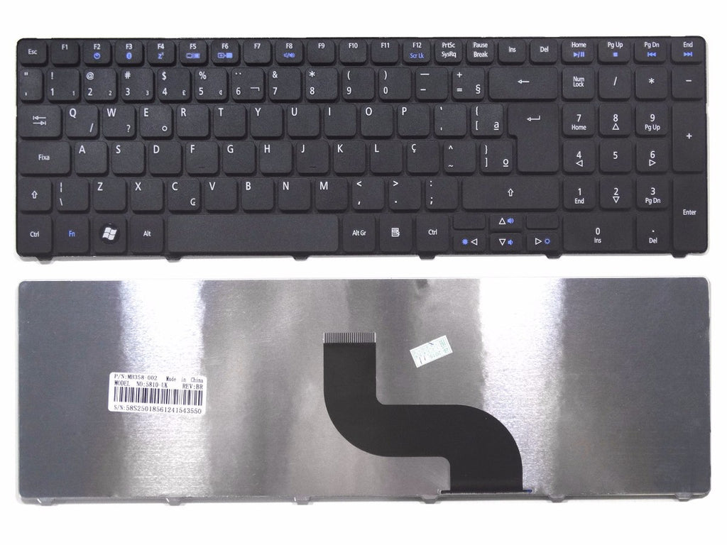 Teclado Notebook Acer Aspire 5810 5810T 5336 F3 Wifi Pn:5810-Uk Mb358-001