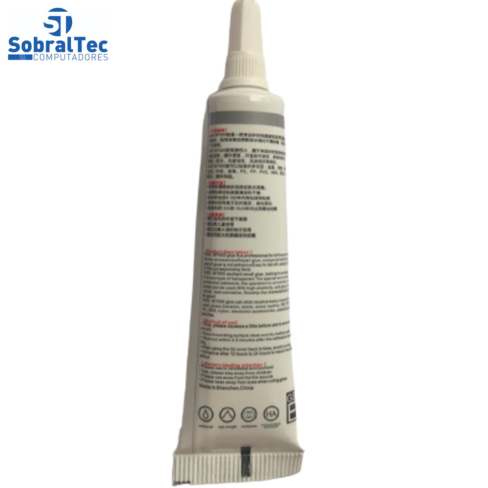 Cola Adesiva Multiuso Profissional B7000 Transparente 15ml