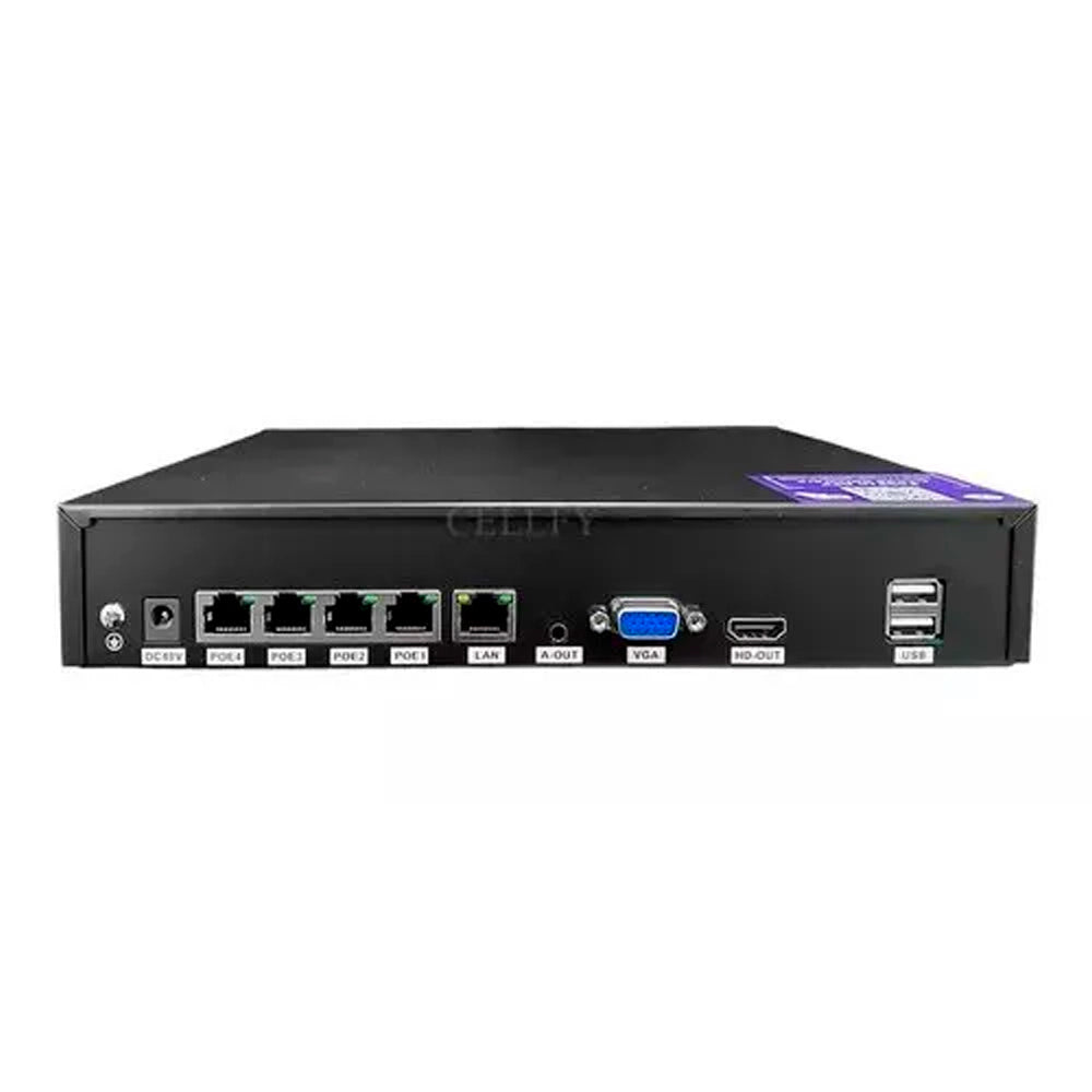 Kit - Gravador NVR Com 4 Cameras Ip Externas 4mp Poe Kp-CA239 Ipega