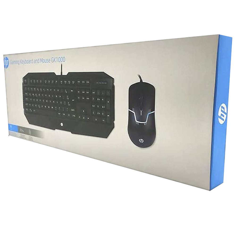 KIT Teclado e Mouse HP USB Gaming Memb GK1000
