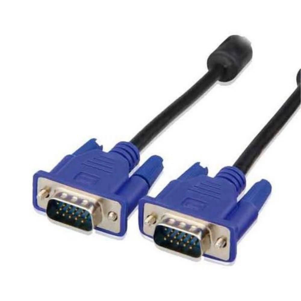 Cabo Vga Com Filtro Para Pc Monitor 1.8 Metros Macho x Macho 80° 30V Honglin
