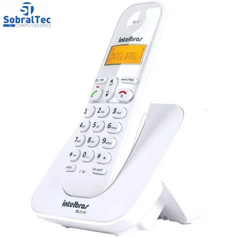 Telefone Sem Fio Intelbras TS 3110 VM Intelbras Branco