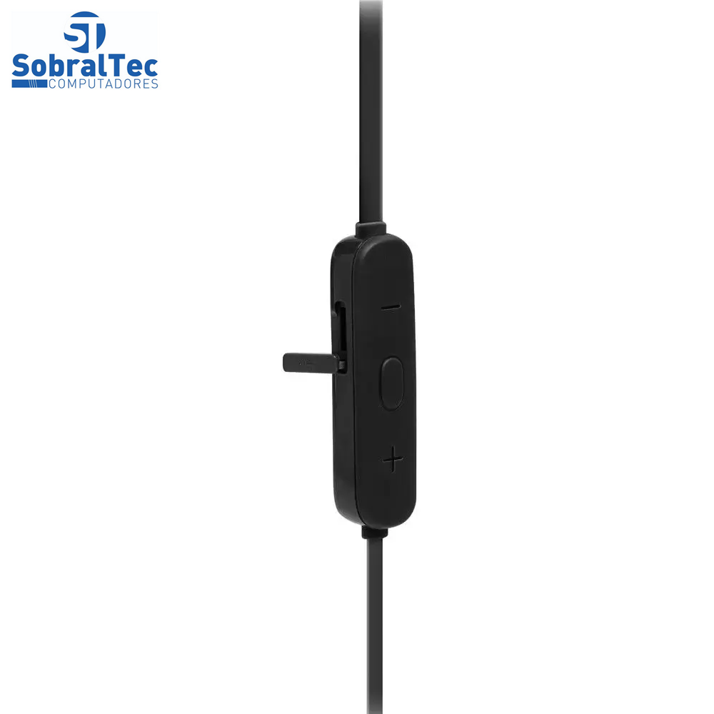 Fone de Ouvido Bluetooth JBL T115BTBLK - Intra-Auricular com Microfone Preto