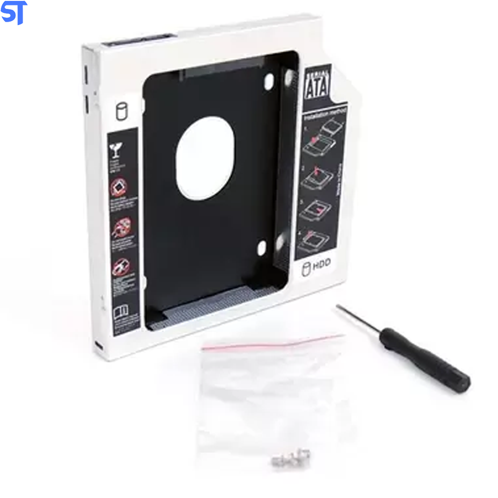 Gaveta Caddy Adaptador Para Segundo HD De Notebook Ou Ssd 12.7mm Knup KP-HD009
