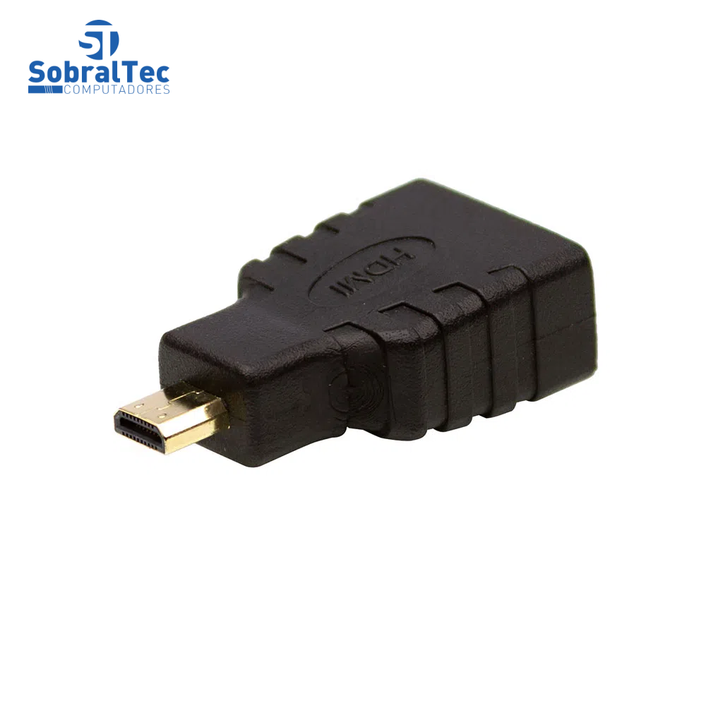 Adaptador HDMI Fêmea Para Micro HDMI Macho - Exbom