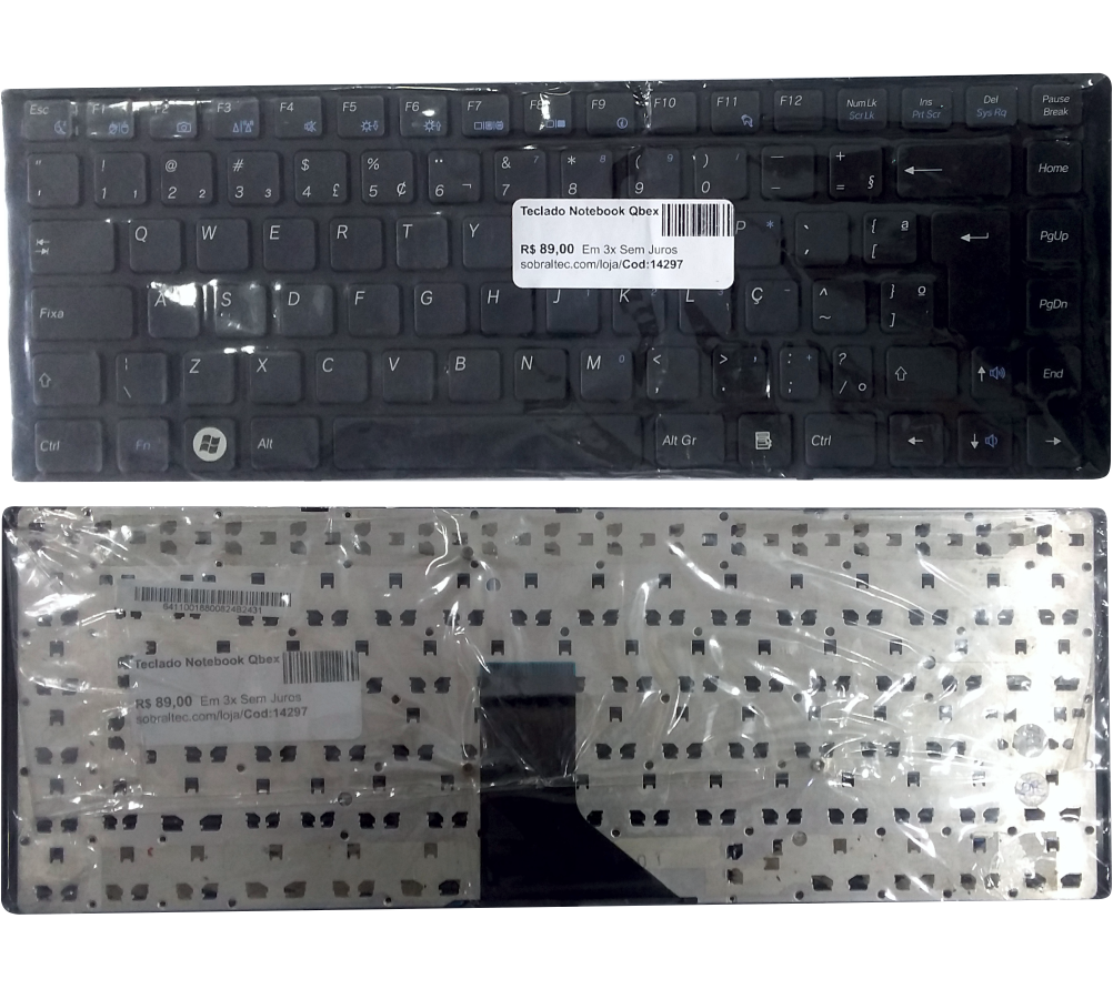 Teclado Notebook Qbex