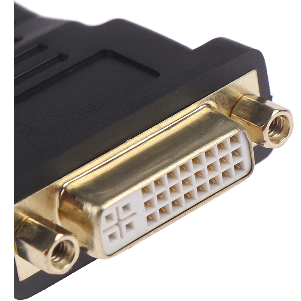 Adaptador Conector Dvi 24+5 Femea Para Hdmi Macho