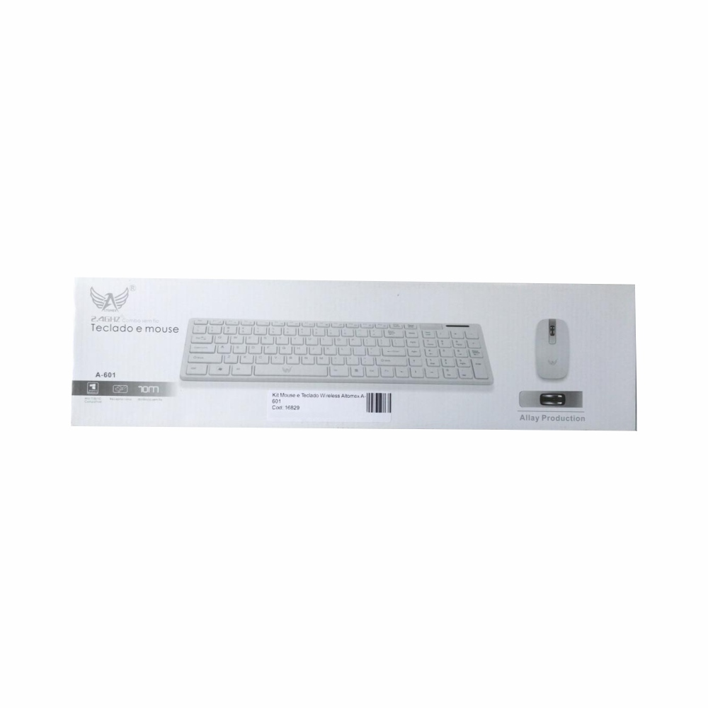 Kit Mouse e Teclado Wireless Altomex A-601