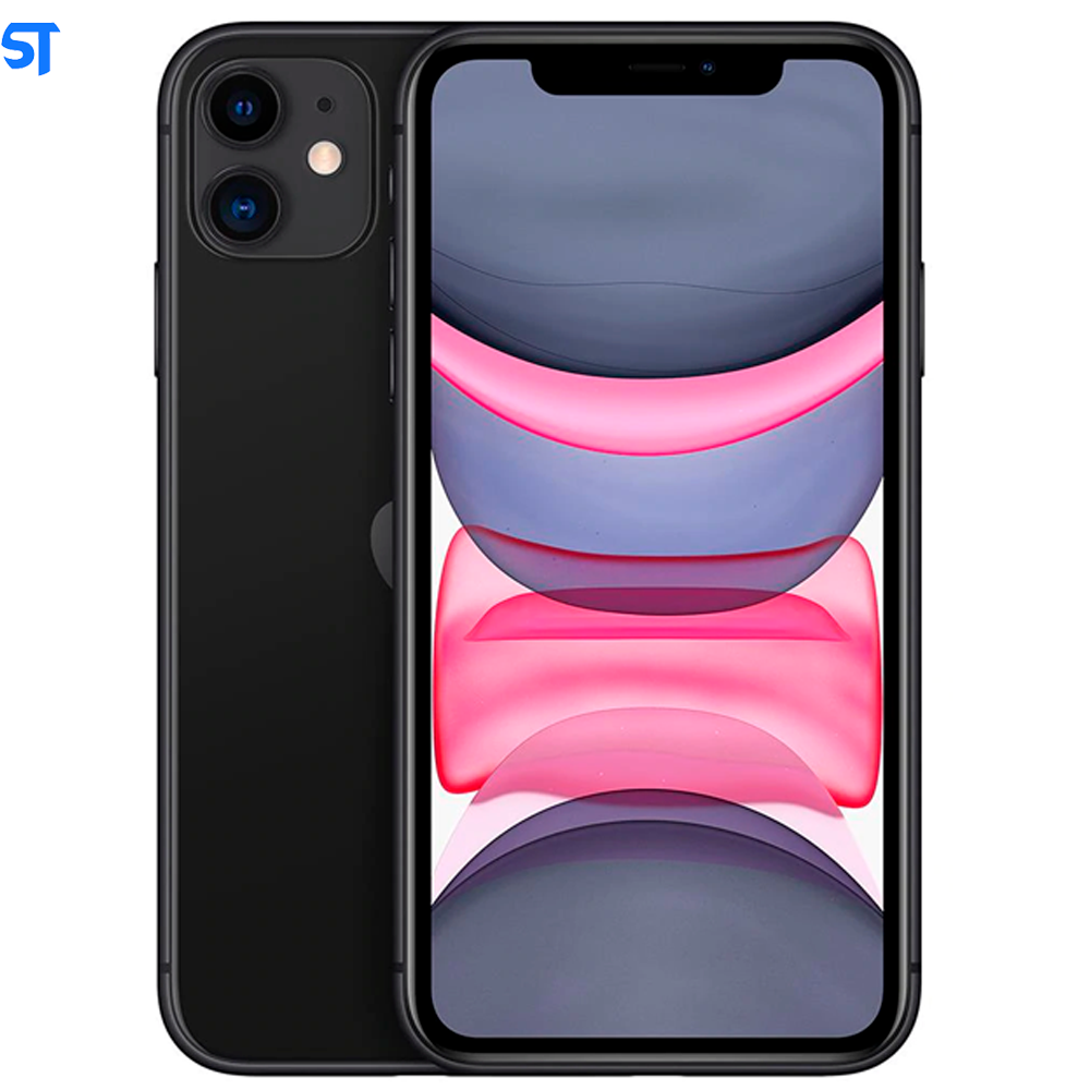 iPhone 11 Apple 128GB Preto 6,1” 12MP iOS- MLPF3BR/A Câmera Dupla de 12MP