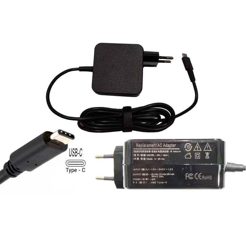 Fonte Notebook USB-C 45W 100-240v CT02 -BB20-BC45 BestBattery