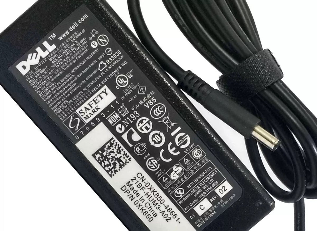 Fonte Notebook Dell Inspiron 19,5v 65w 3,34a Adp-65nhb Pino Agulha (4,5 x 2,7)
