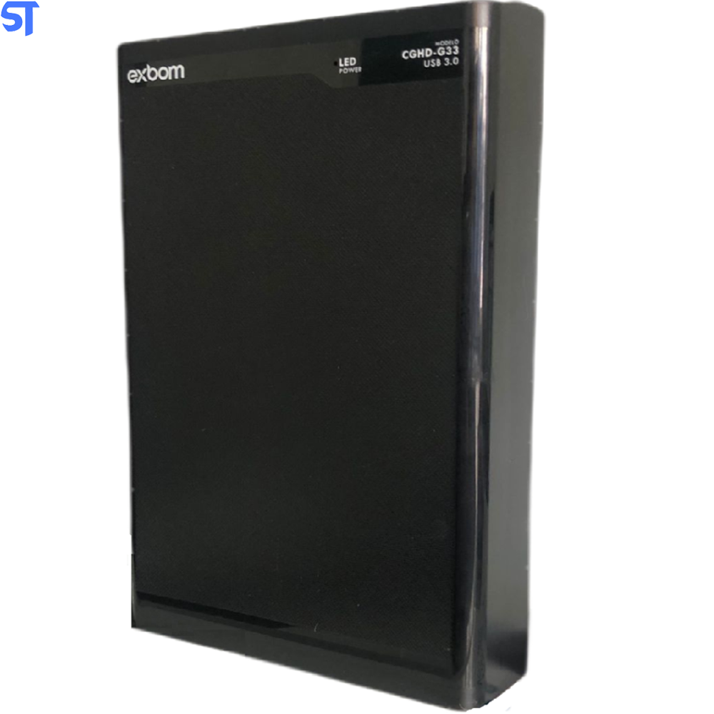 Case Para HD 3,5 Polegadas SATA III USB 3.0 Bussines 6 Gbps Exbom CGHD-G33