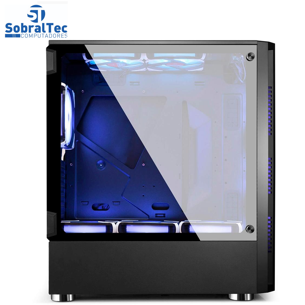 Gabinete Gamer Bg-026 Preto Bluecase  Sem Fonte / Usb 3.0