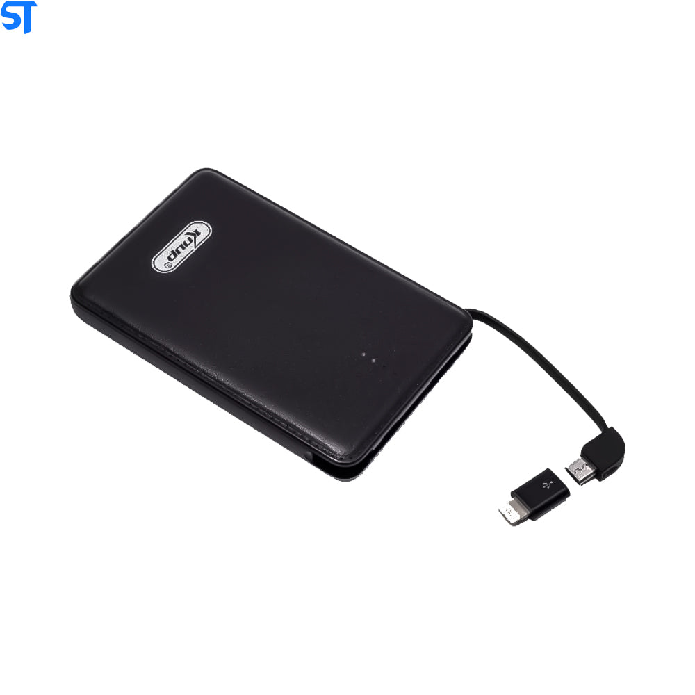 Carregador Portátil Power Bank 5000Mah V8 Lightning Knup KP-PB03