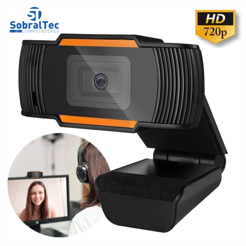 Webcam De Alta Definição 720p USB 2.0 Web Câmera Com Microfone AOSAIDI