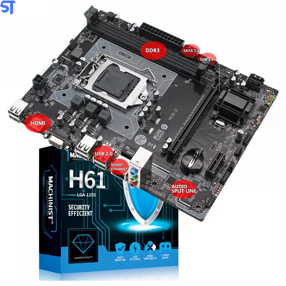 Computador Celeron Dual Core 2,6Ghz -HD SSD 128GB - Memória Ram 4GB- Micro- ATX MT-11BK C3Plus- Windows 10 e Monitor de