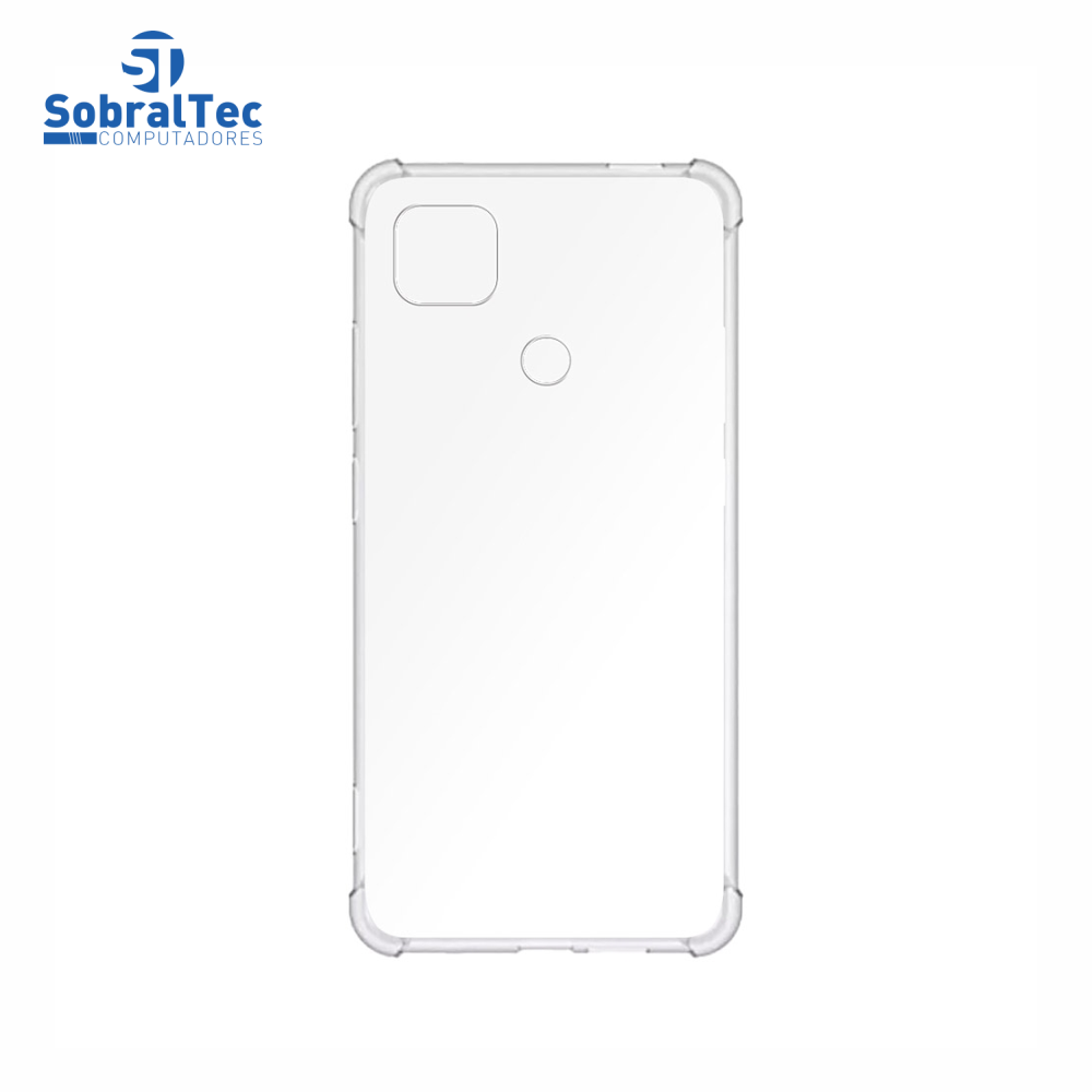 Capa Silicone TPU Transparente Borda Anti Impacto Anti-Shock Xiaomi Redmi 9C