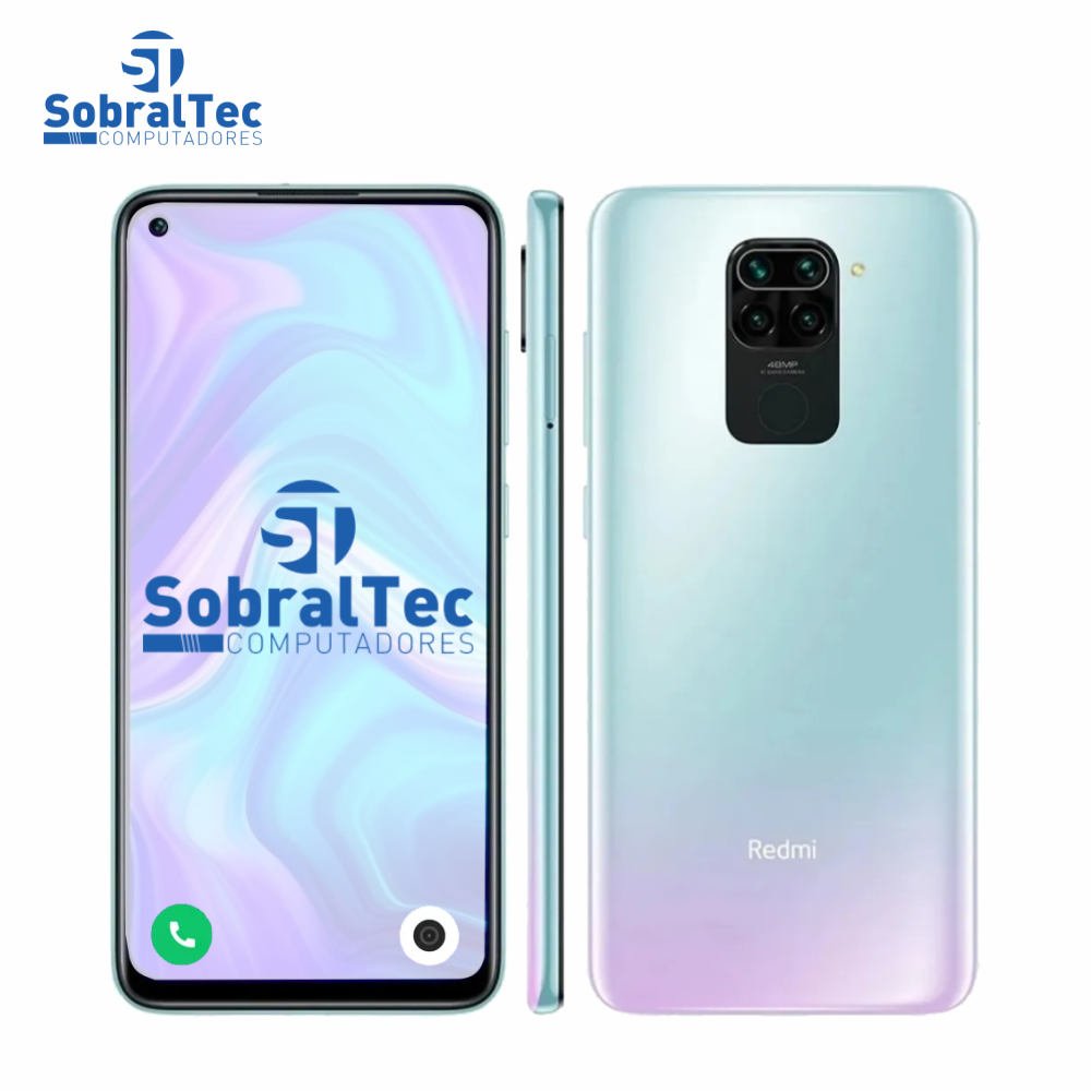 Smartphone Xiaomi Redmi Note 9 64GB 3GB RAM - Versão Global - Polar White