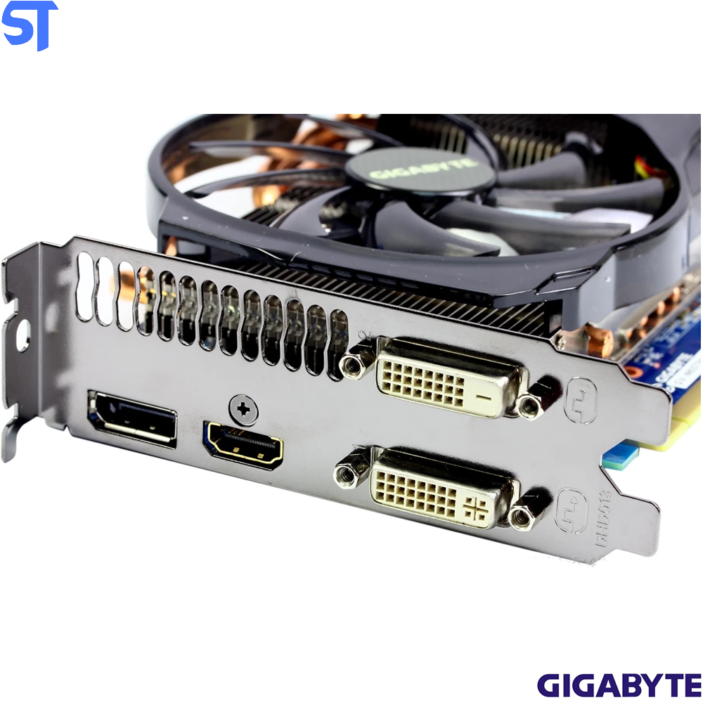 Placa de Vídeo GIGABYTE GV-N65TBOC Rev: 1.0-1GD 192Bit GDDR5 GTX650Ti