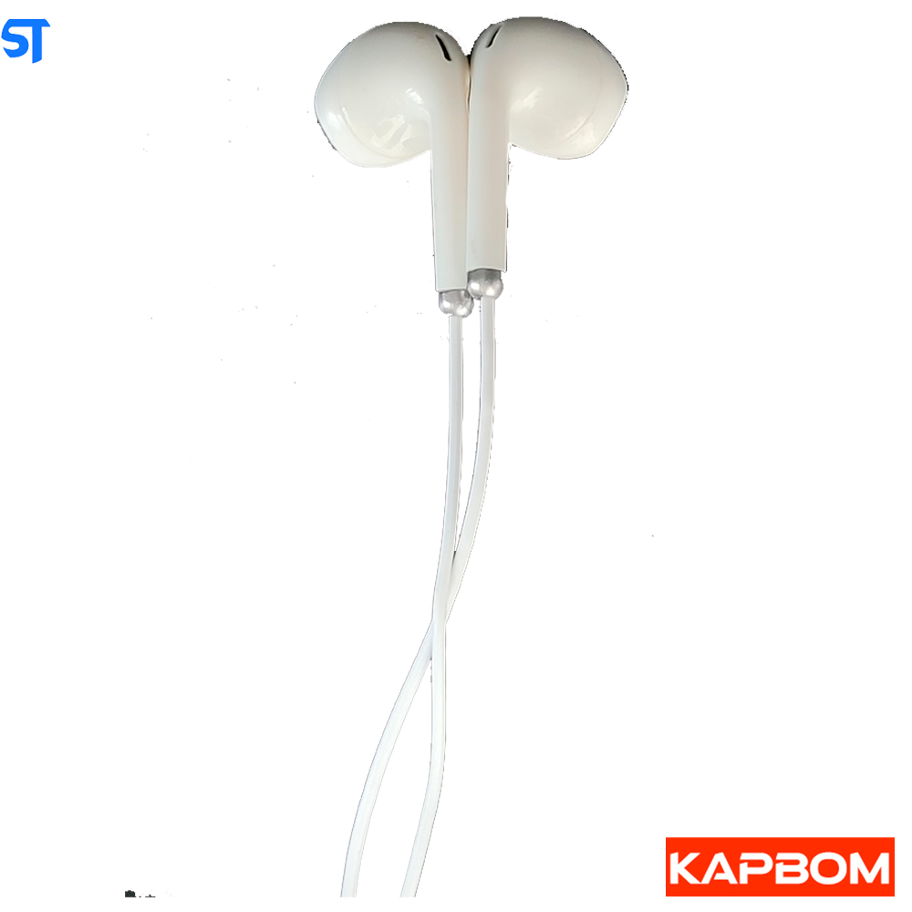 Fone De Ouvido Estéreo P2 3.5mm Branco Kapbom- KA-743