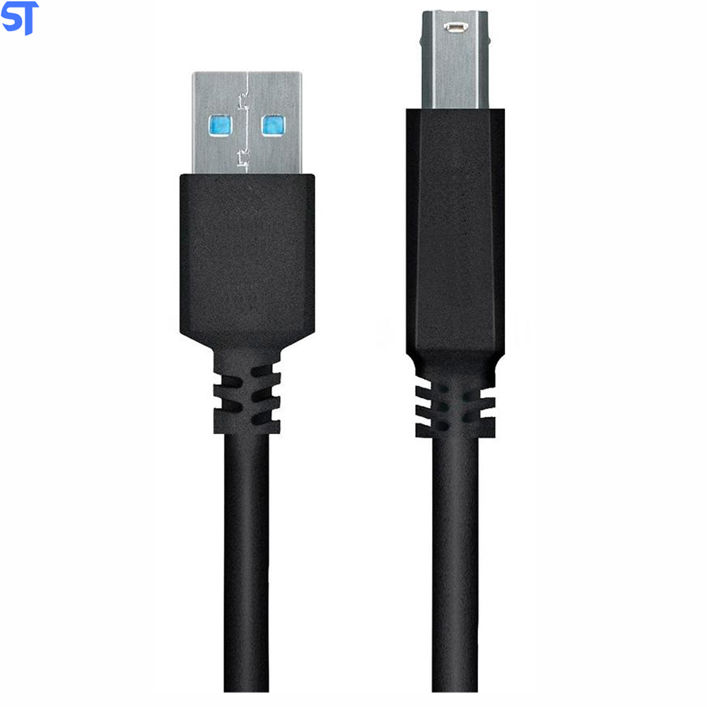 Cabo USB A 3.0 Macho x USB B 3.0 Macho AWM 80° 30V Honglin