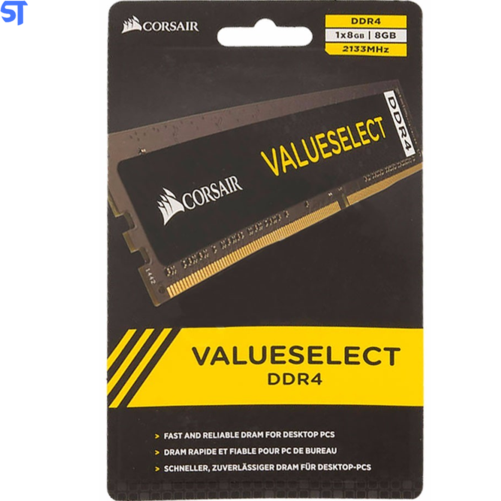 Memória Ram 4Gb DDR4 Corsair 2133MHz CL15 -CMV4GX4M1A2133C15
