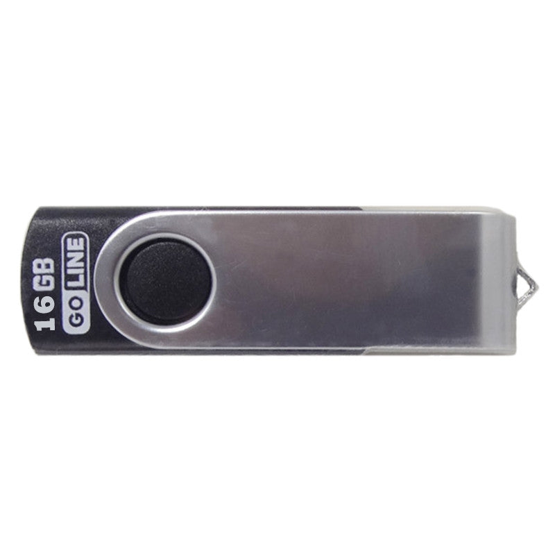 Pendrive Goline 16GB 2,0 GL-16GB Preto-Prata