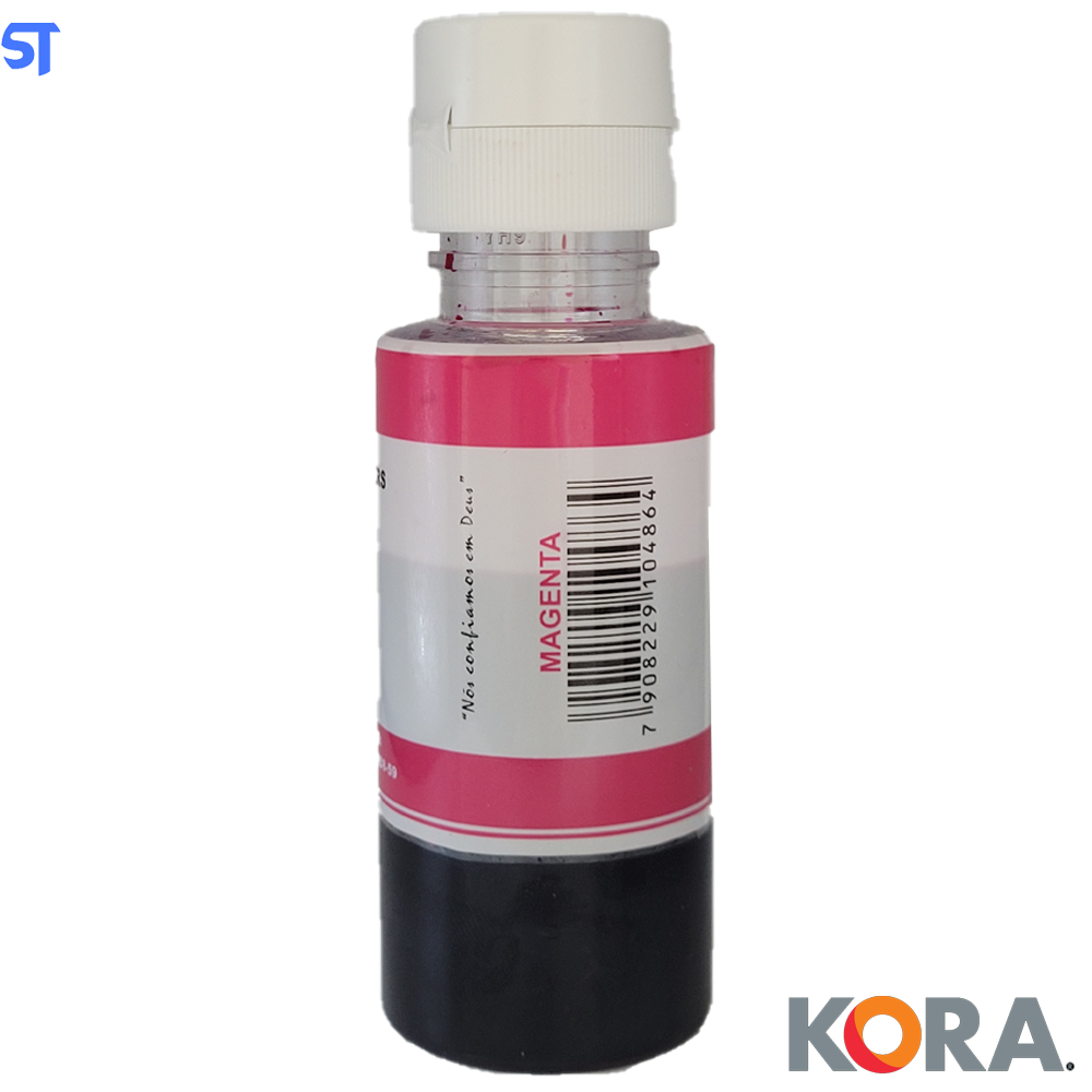Refil de Tinta Compatível HP GT Séries Bulk Ink Corante Magento M 70ML KORA