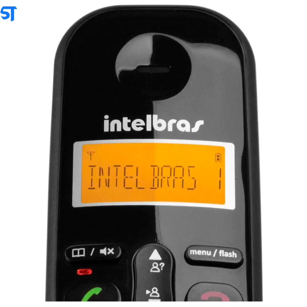 Telefone Sem Fio com Secretária Eletrônica Intelbras TS 3130 Preto