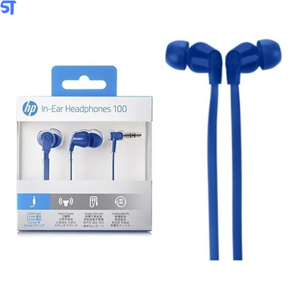 Fone de Ouvido Intra-Auricular Hp H100 In-ear Stereo Plug P2 3,5mm
