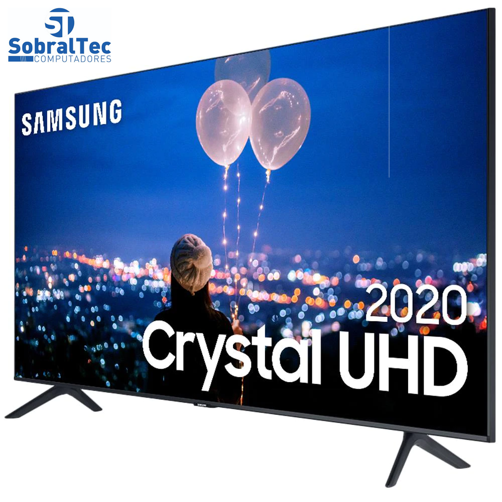 Smart TV Crystal UHD 4K LED 55” Samsung - 55TU8000 Wi-Fi Bluetooth HDR 3 HDMI 2 USB