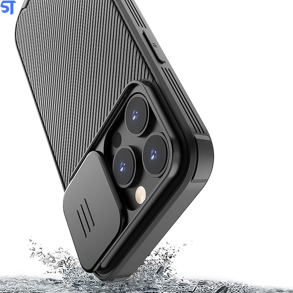 Capa Com Proteção de Camera Slide e Carregamento Magnetico Iphone 14 Pro Max