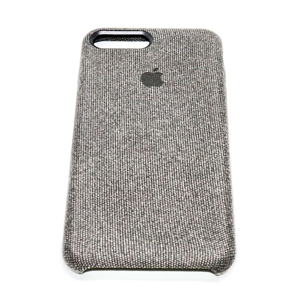 Capa Para iPhone 7 Jeans Tecido Premium Clear View Standing Cover