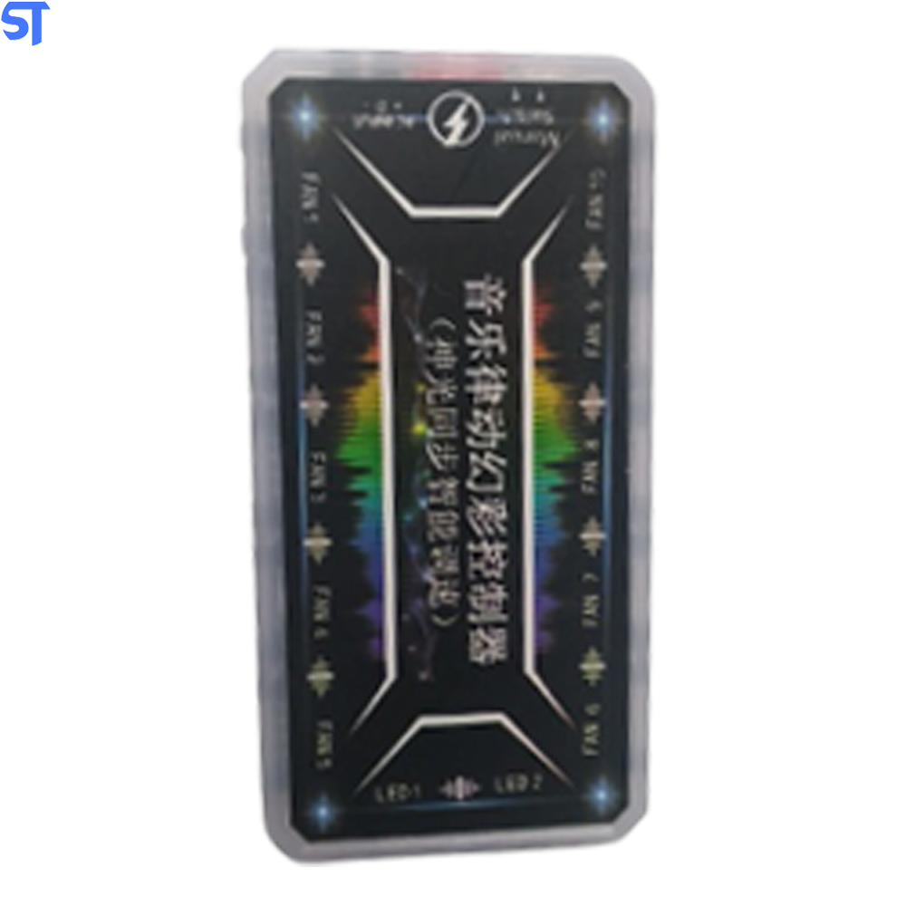Controlador De Cooler rgb 12cm Com Controle Remoto 12v refrigeração Chassi Silencioso Hub Para Conexão/Sincronização