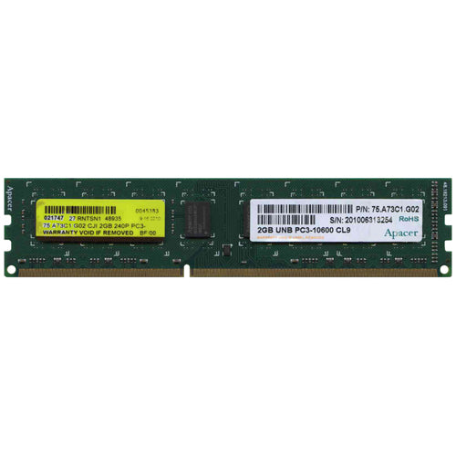 Memoria Ram Desktop Ddr3 4 gb - 1333 -Unb PC3-10600 CL9