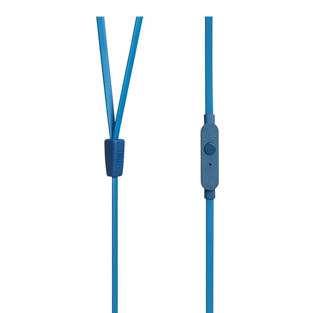 Fone de Ouvido Intra-Auricular JBL Tune 110  JBLT110BLUAM- Azul Com Microfone