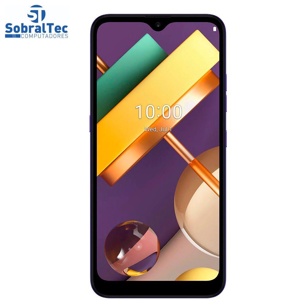 Celular LG K22 Plus 64GB 3GB RAM Dual SIM  4G LTE  Tela 6.2" Câmeras 12MP + 2MP e 5MP - Azul (LMK200HAW)