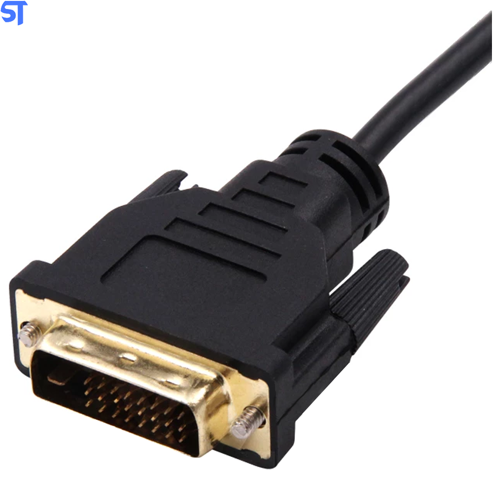 Cabo Adaptador VGA Para DVI HD 24+ 1 Para Monitor, Tv, Projetor 20cm