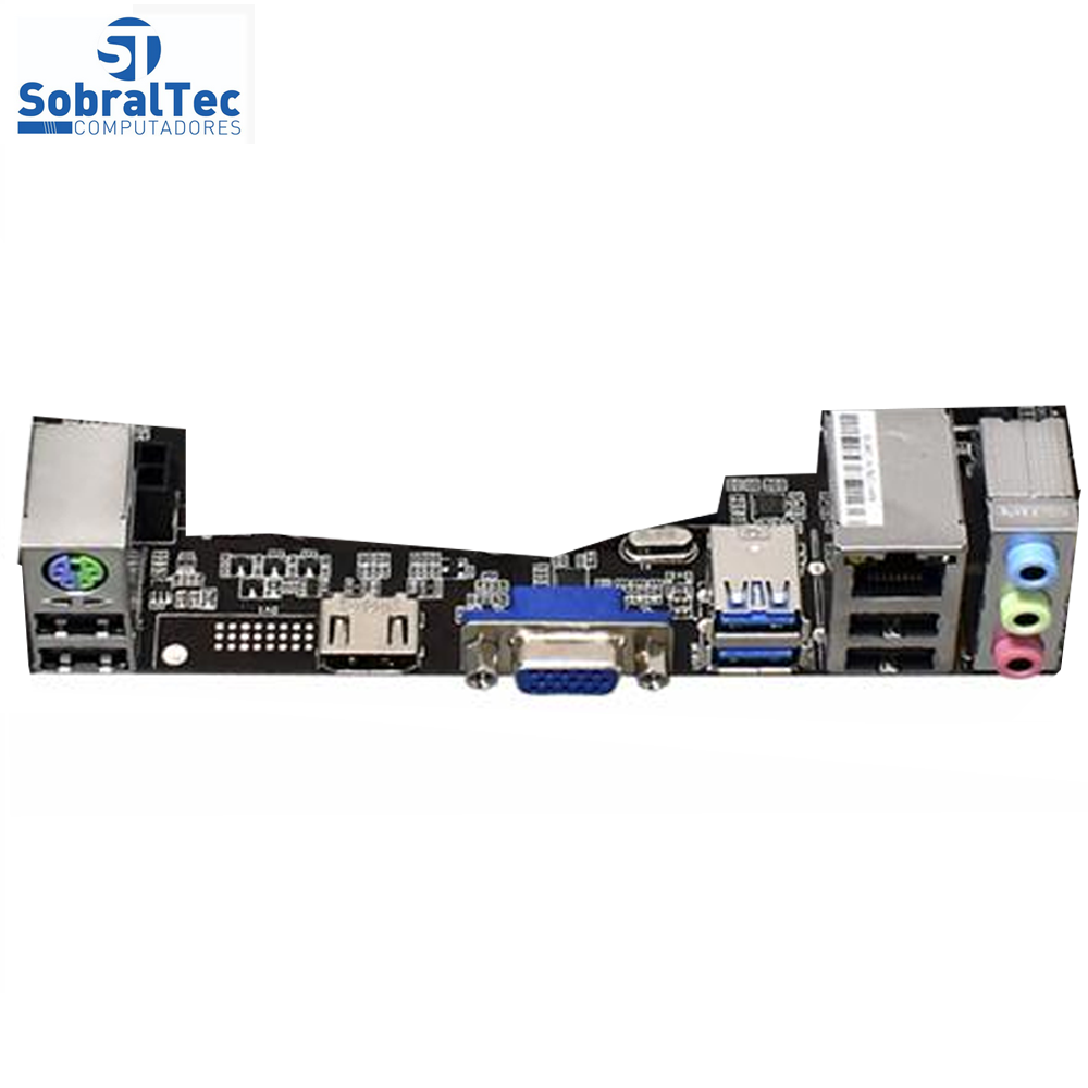 Placa Mãe 1151  DDR4 ECS H310Ch5 Vga Hdmi Usb3.1- Lan Som Micro-Atx Sata3