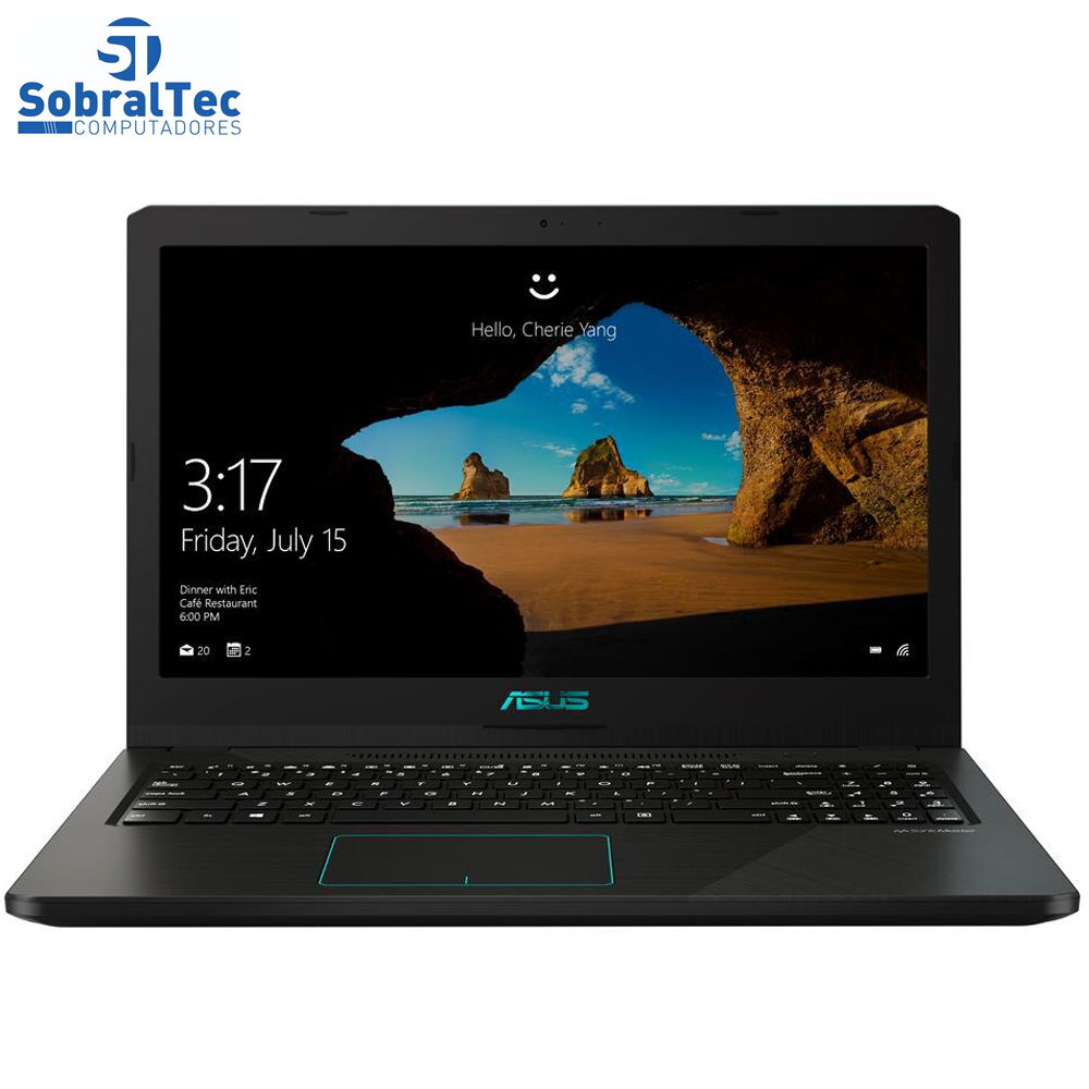 Notebook Gamer Asus NVIDIA GeForce  4GB GTX 1050 AMD Ryzen 5 8GB 1TB Tela Full HD 15.6” Windows 10 M570DD-DM122T