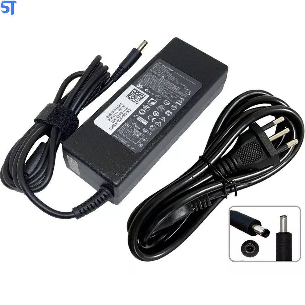 Fonte Carregador Para Dell 19,5v 4,62a 90w Fino La65ns2-01